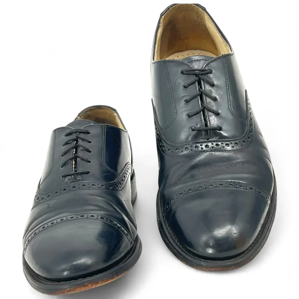 BOSTONIAN Impression Men's Black Leather Oxford Dress Shoes 9.5  Event Office